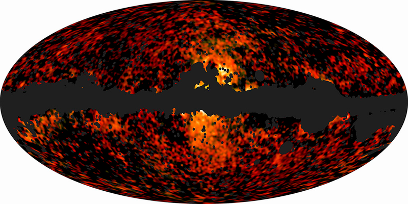 Illustration for article titled The galactic haze that surrounds the Milky Way is a baffling mystery